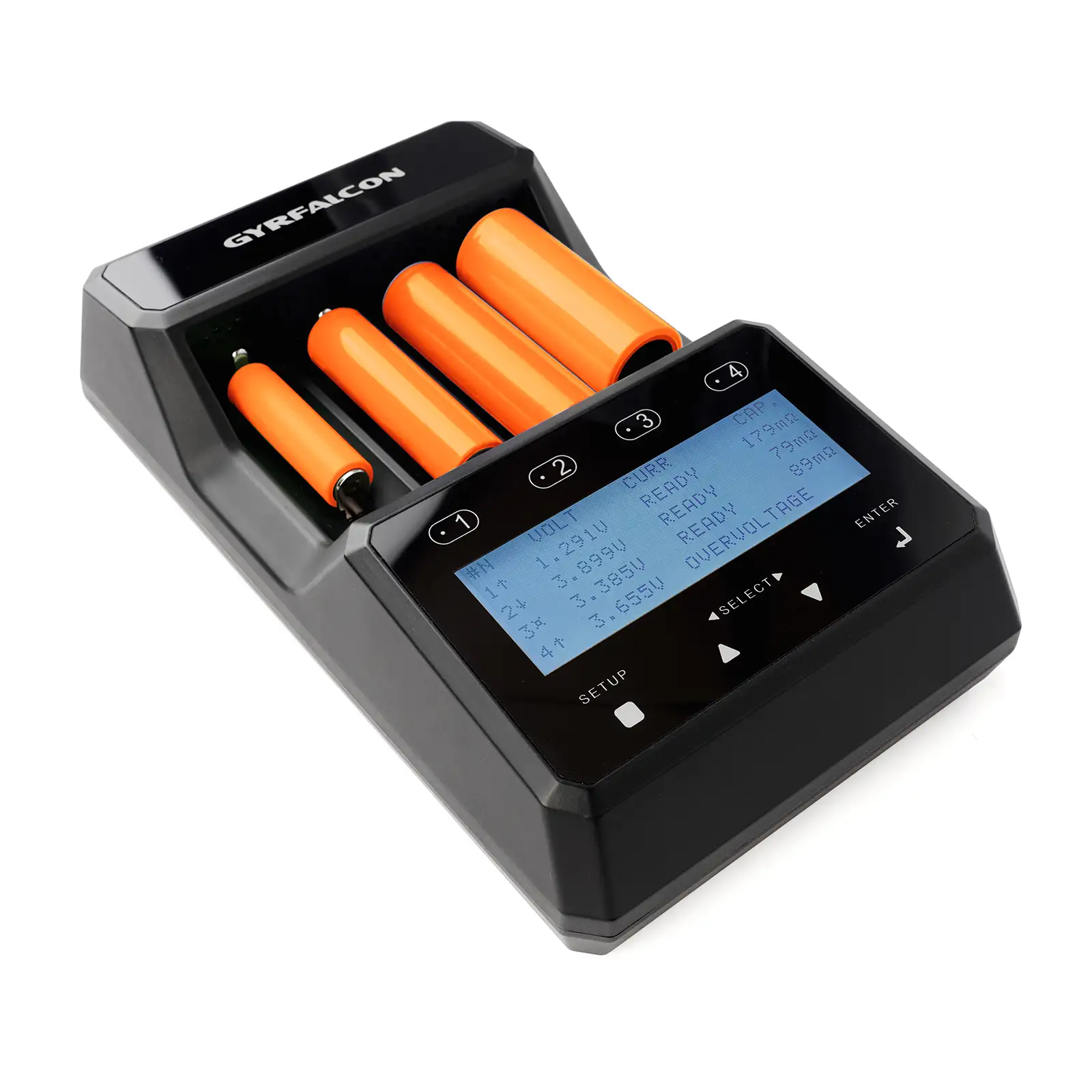 Gyrfalcon S4000 Universal Battery Charger & Analyzer 4